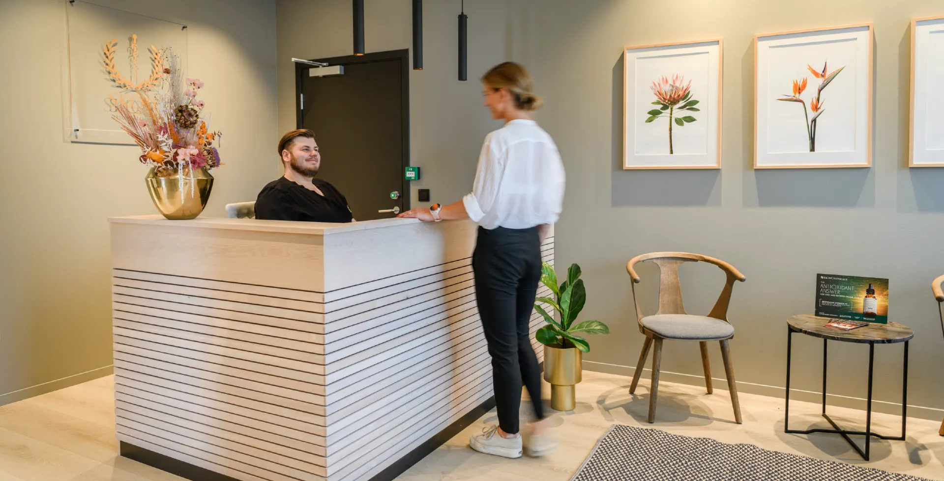 Hudklinikk resepsjon